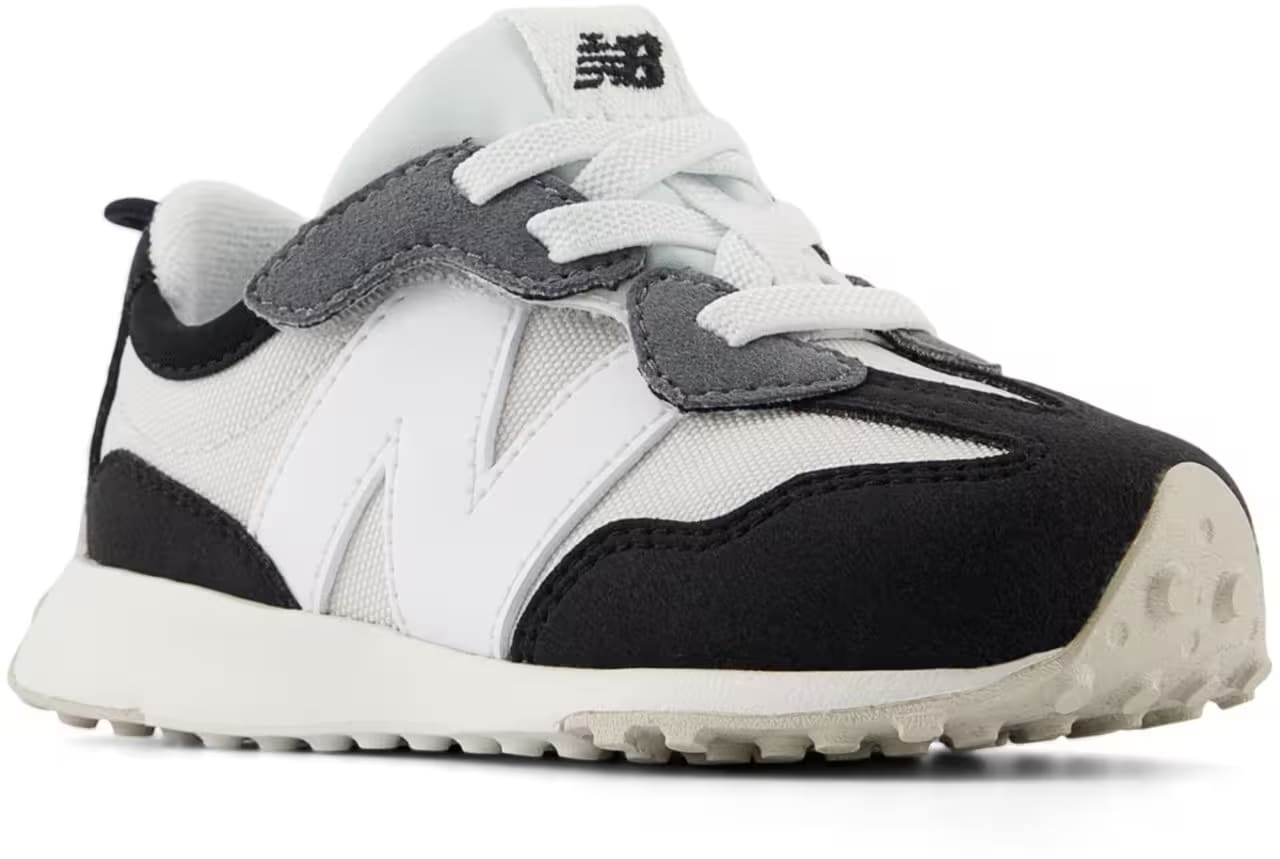 New Balance 327 Hook and Loop Grey Matter White Black (TD)