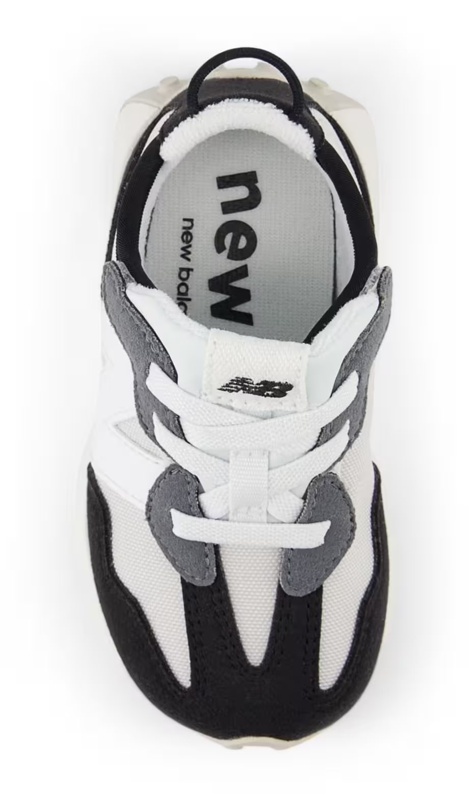 New Balance 327 Hook and Loop Grey Matter White Black (TD)