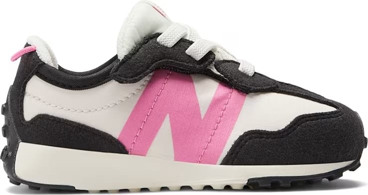 New Balance 327 Hook and Loop Black Real Pink (TD)