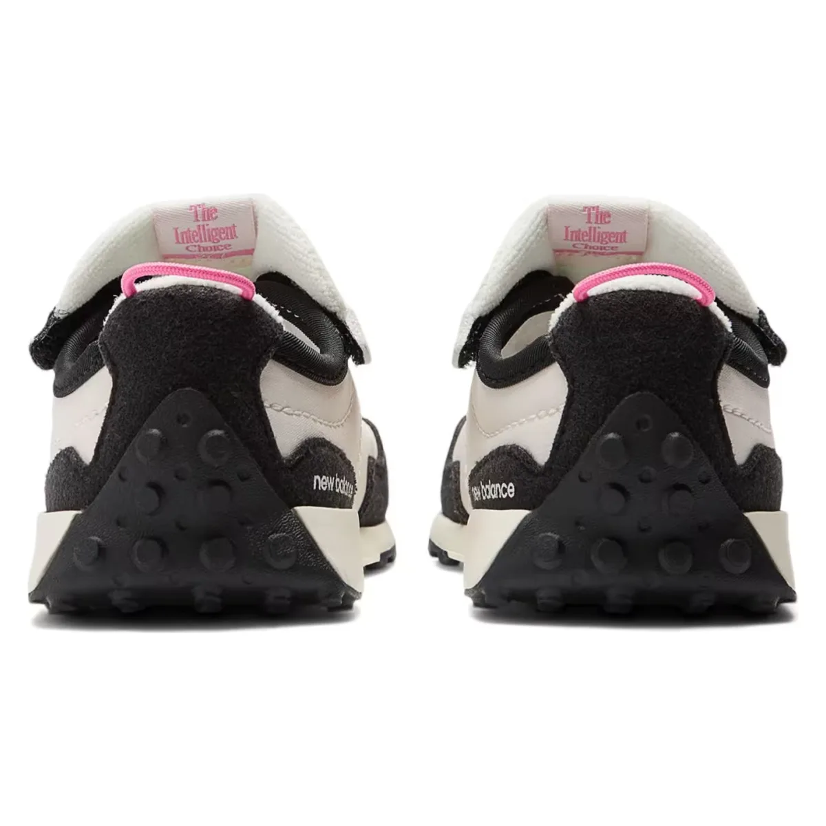 New Balance 327 Hook and Loop Black Real Pink (TD)
