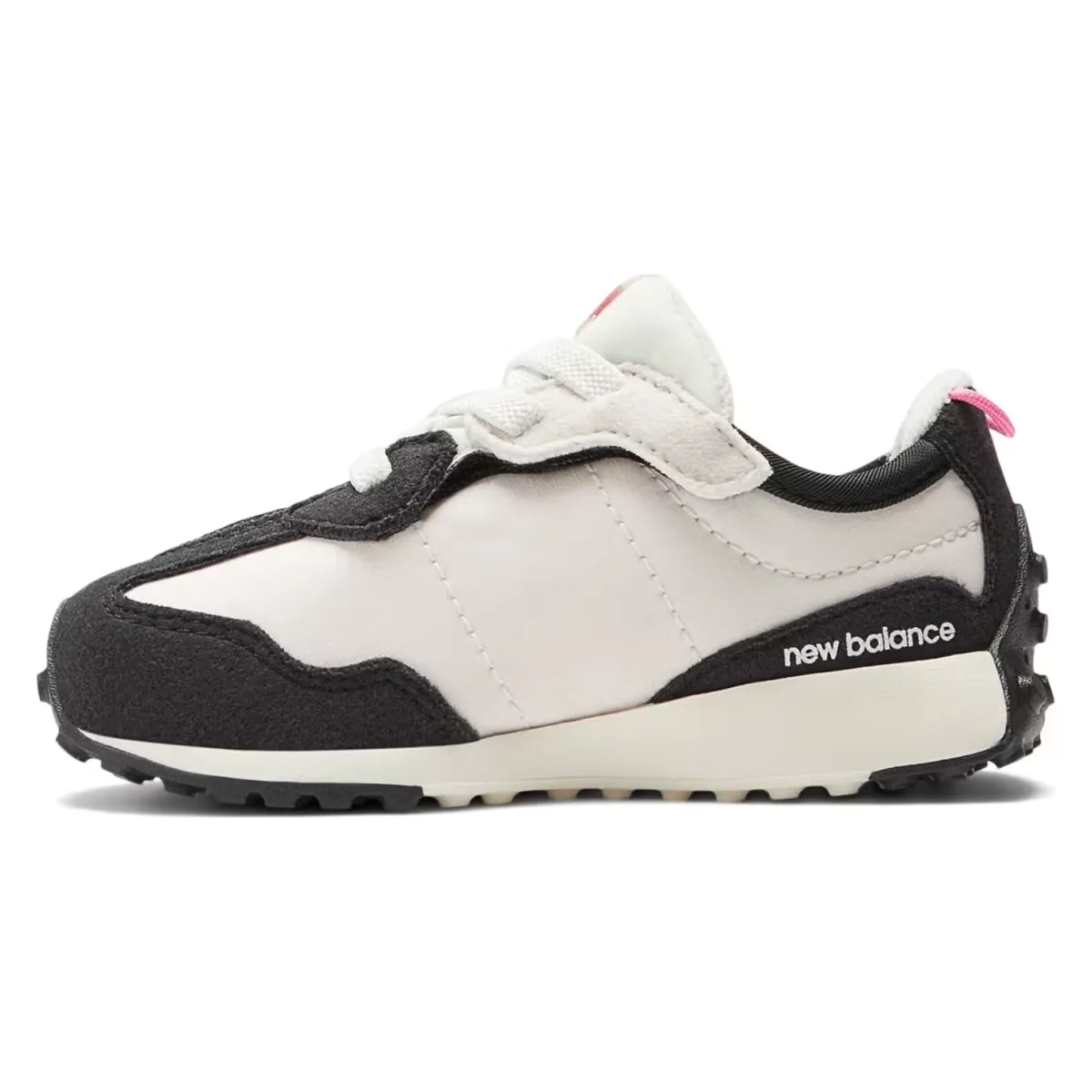 New Balance 327 Hook and Loop Black Real Pink (TD)