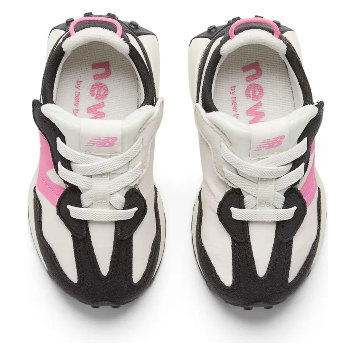 New Balance 327 Hook and Loop Black Real Pink (TD)
