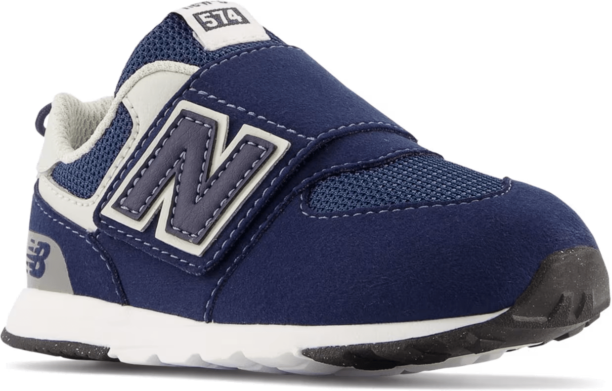 New Balance 574 Hook and Loop Navy White (TD)