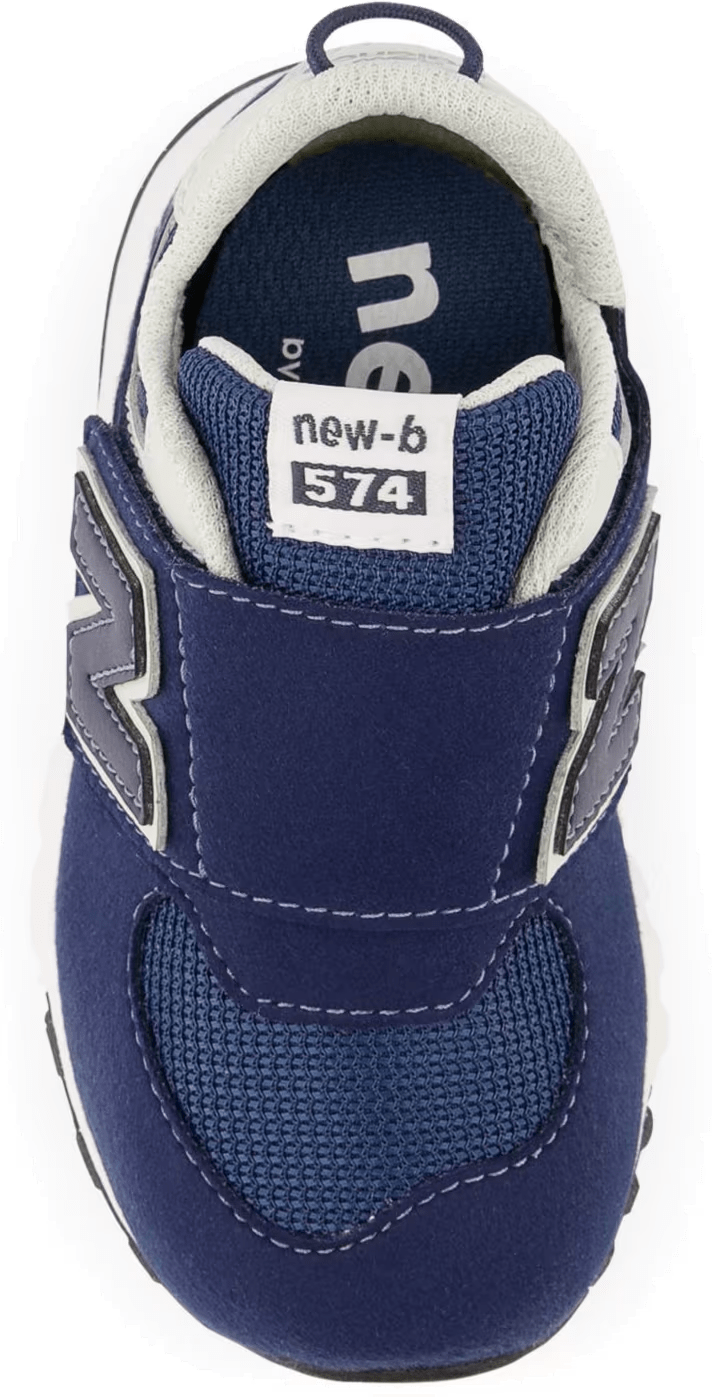 New Balance 574 Hook and Loop Navy White (TD)