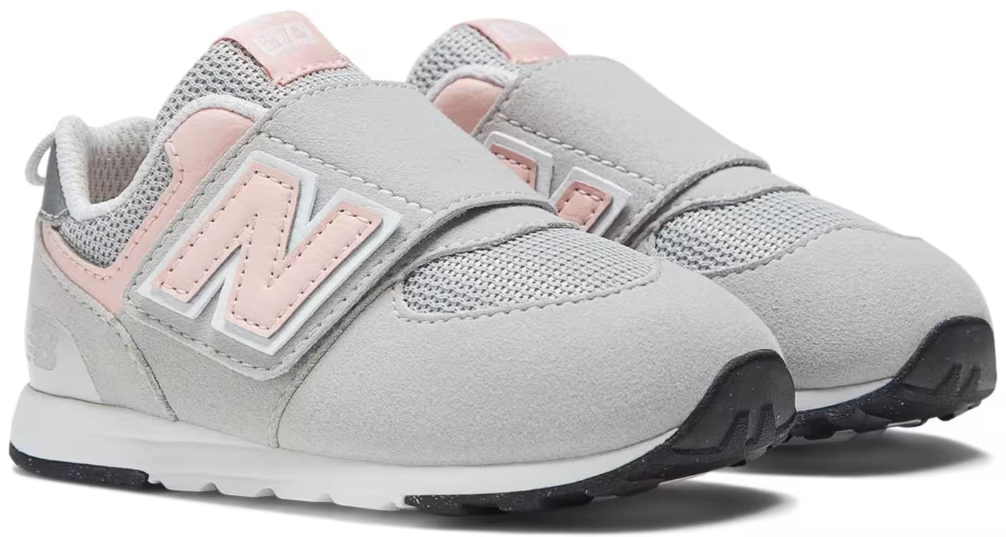 New Balance 574 Hook and Loop Rain Cloud Pink Haze (TD)