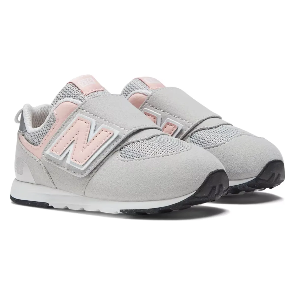 New Balance 574 Hook and Loop Rain Cloud Pink Haze (TD)