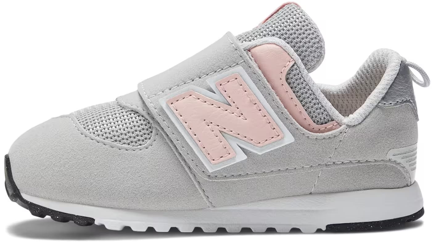 New Balance 574 Hook and Loop Rain Cloud Pink Haze (TD)