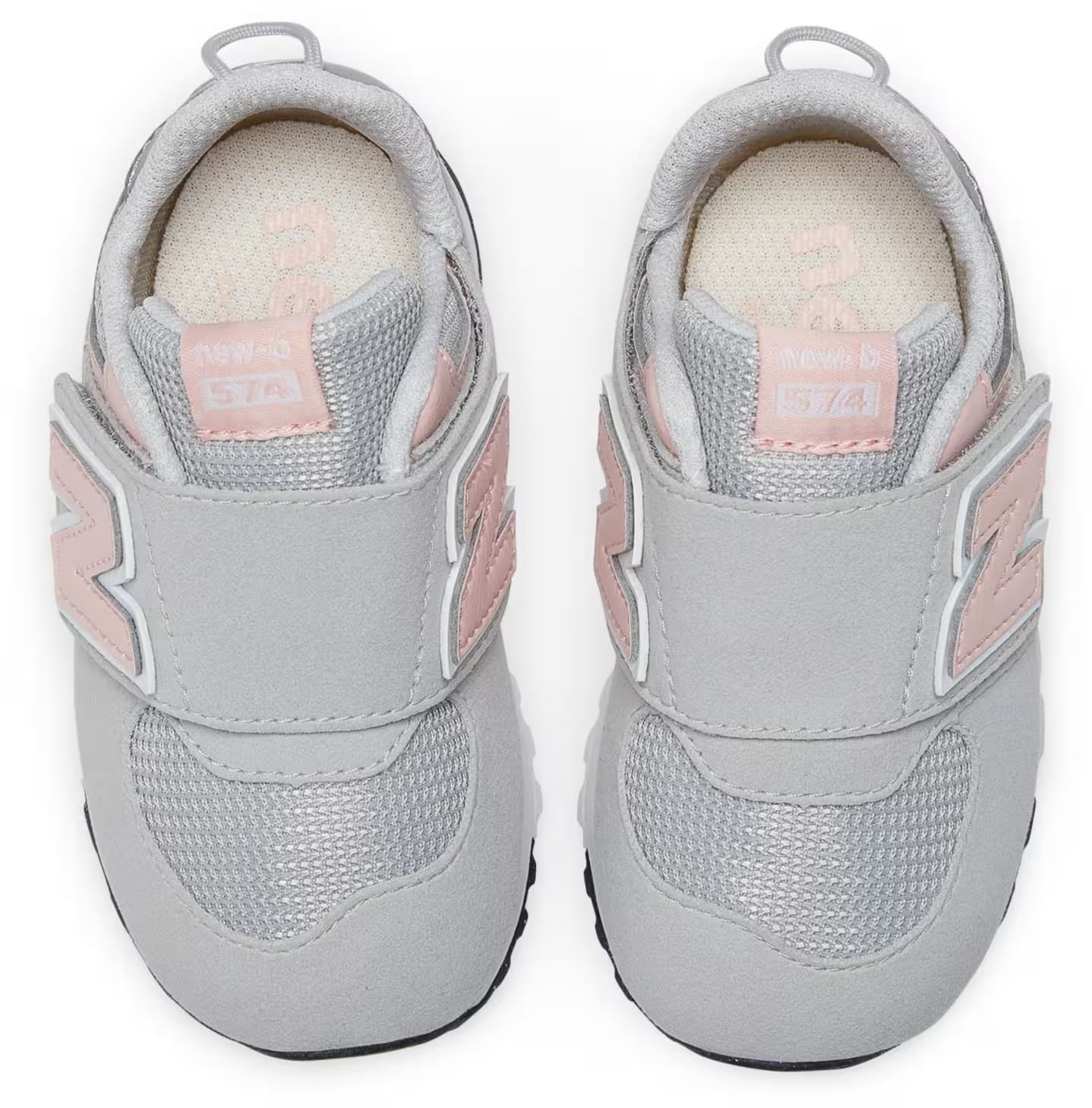 New Balance 574 Hook and Loop Rain Cloud Pink Haze (TD)
