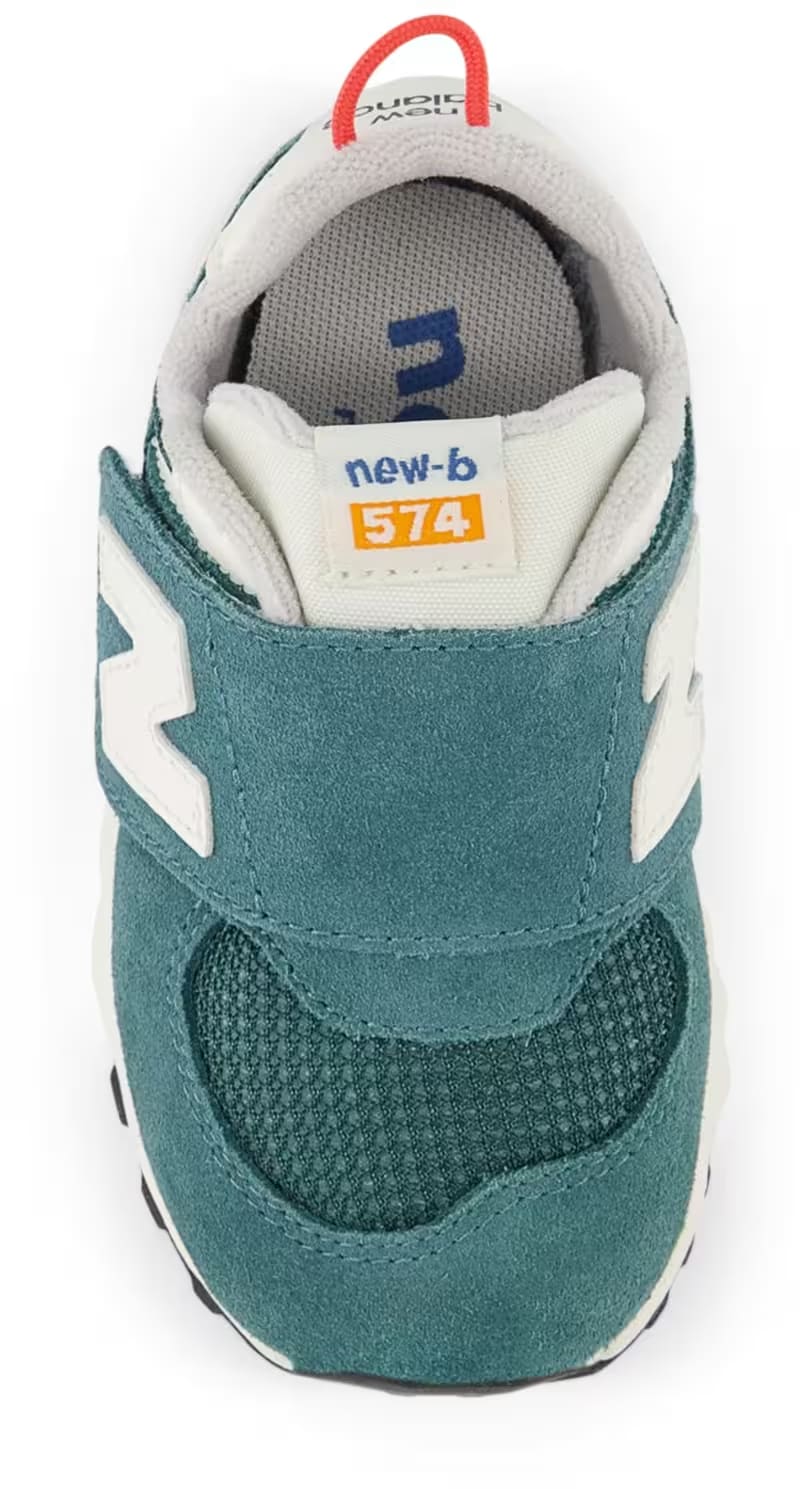 New Balance 574 Hook and Loop New Spruce Blast Red (TD)