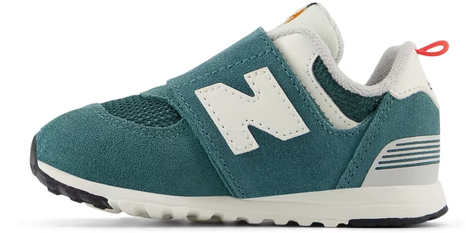 New Balance 574 Hook and Loop New Spruce Blast Red (TD)