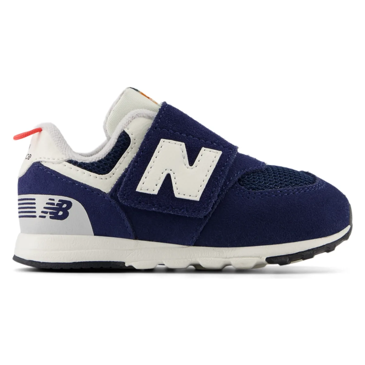 New Balance 574 Hook and Loop NB Navy Blast Red (TD)