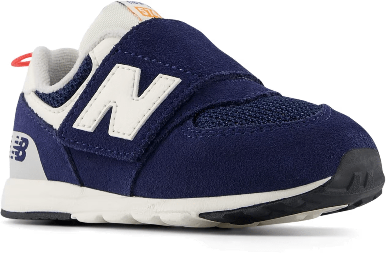 New Balance 574 Hook and Loop NB Navy Blast Red (TD)