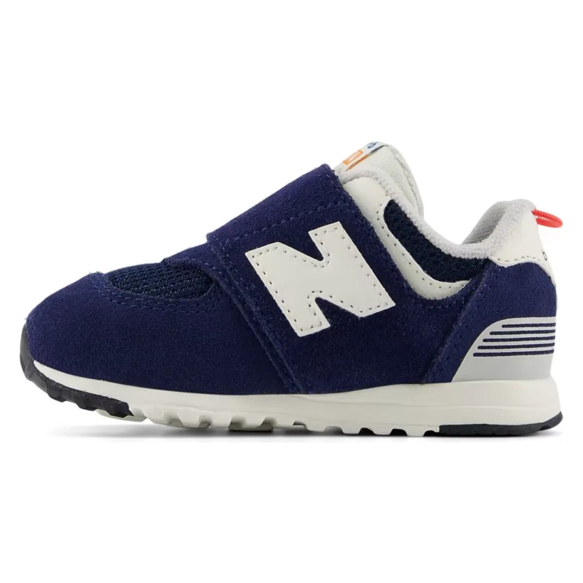 New Balance 574 Hook and Loop NB Navy Blast Red (TD)