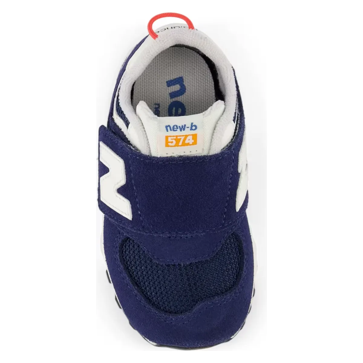New Balance 574 Hook and Loop NB Navy Blast Red (TD)