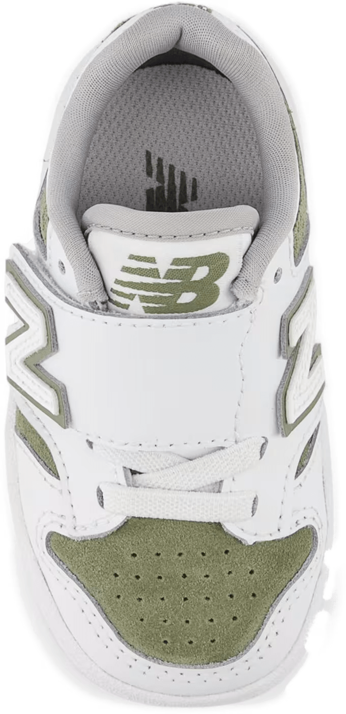 New Balance 480 Hook and Loop White Dark Olivine (TD)