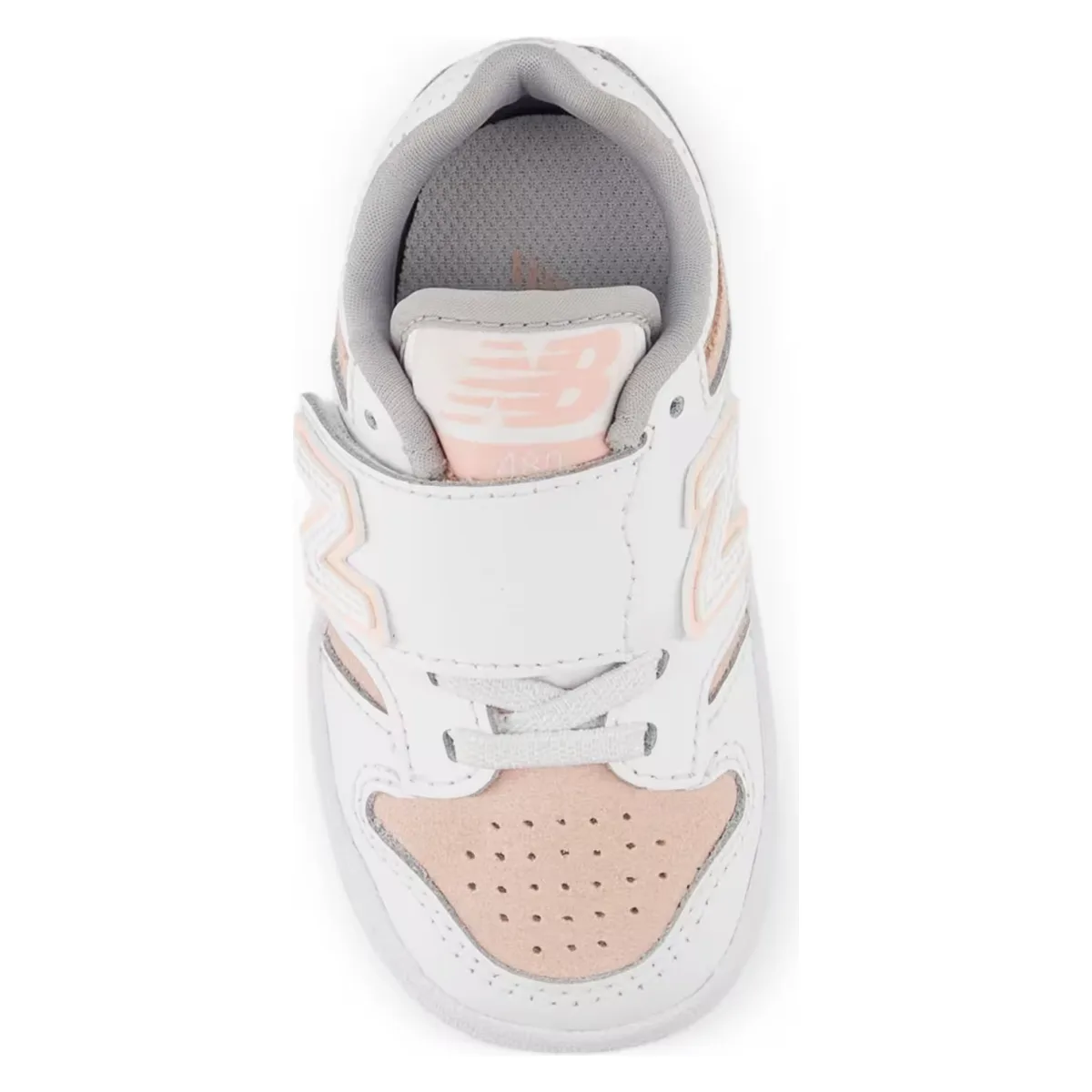 New Balance 480 Hook and Loop White Pink Haze (TD)