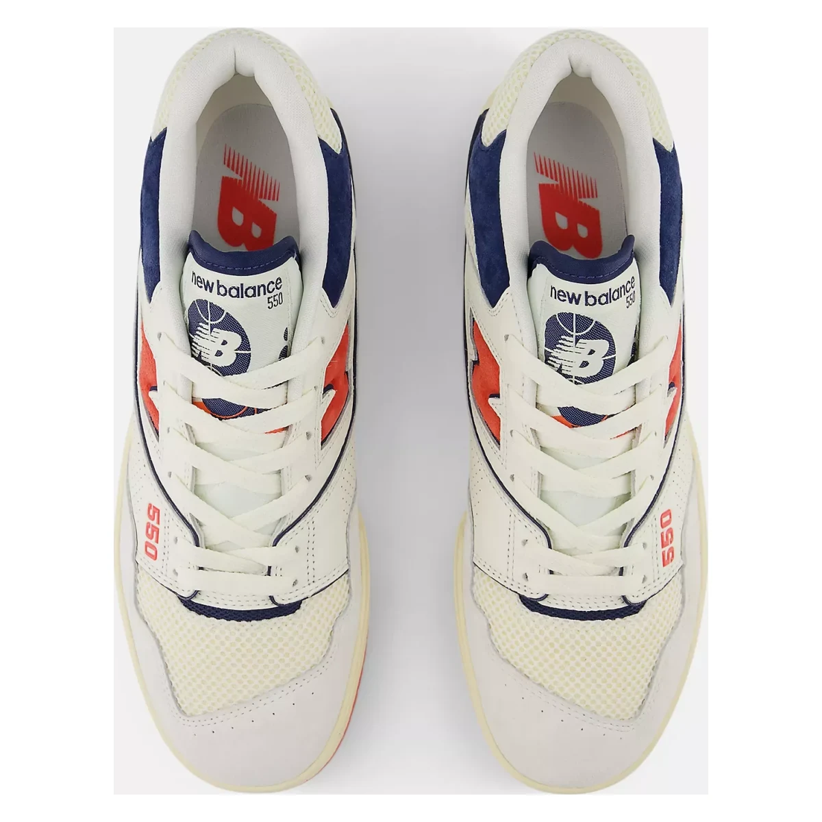 New Balance 550 "Sea Salt / Blast Red"
