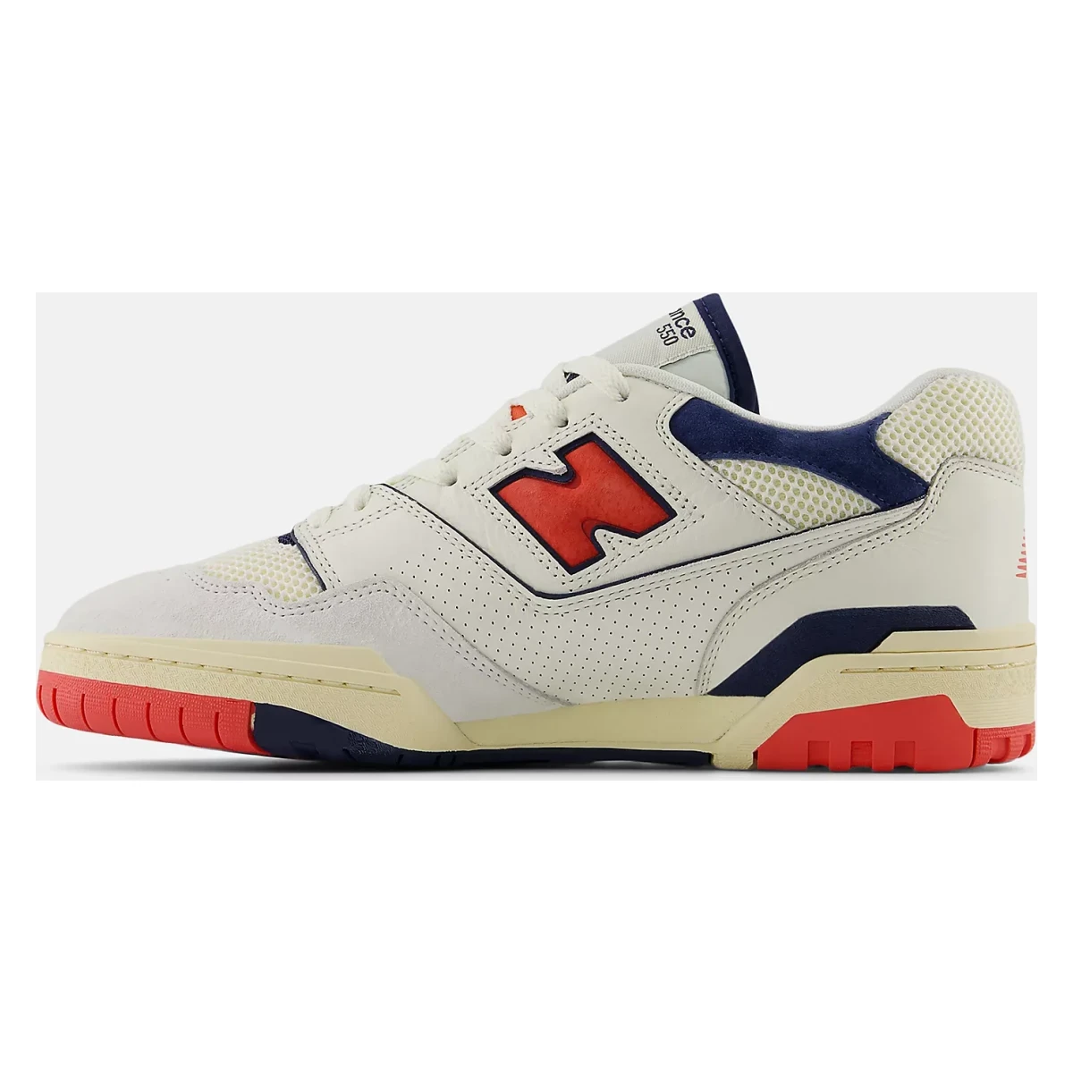 New Balance 550 "Sea Salt / Blast Red"
