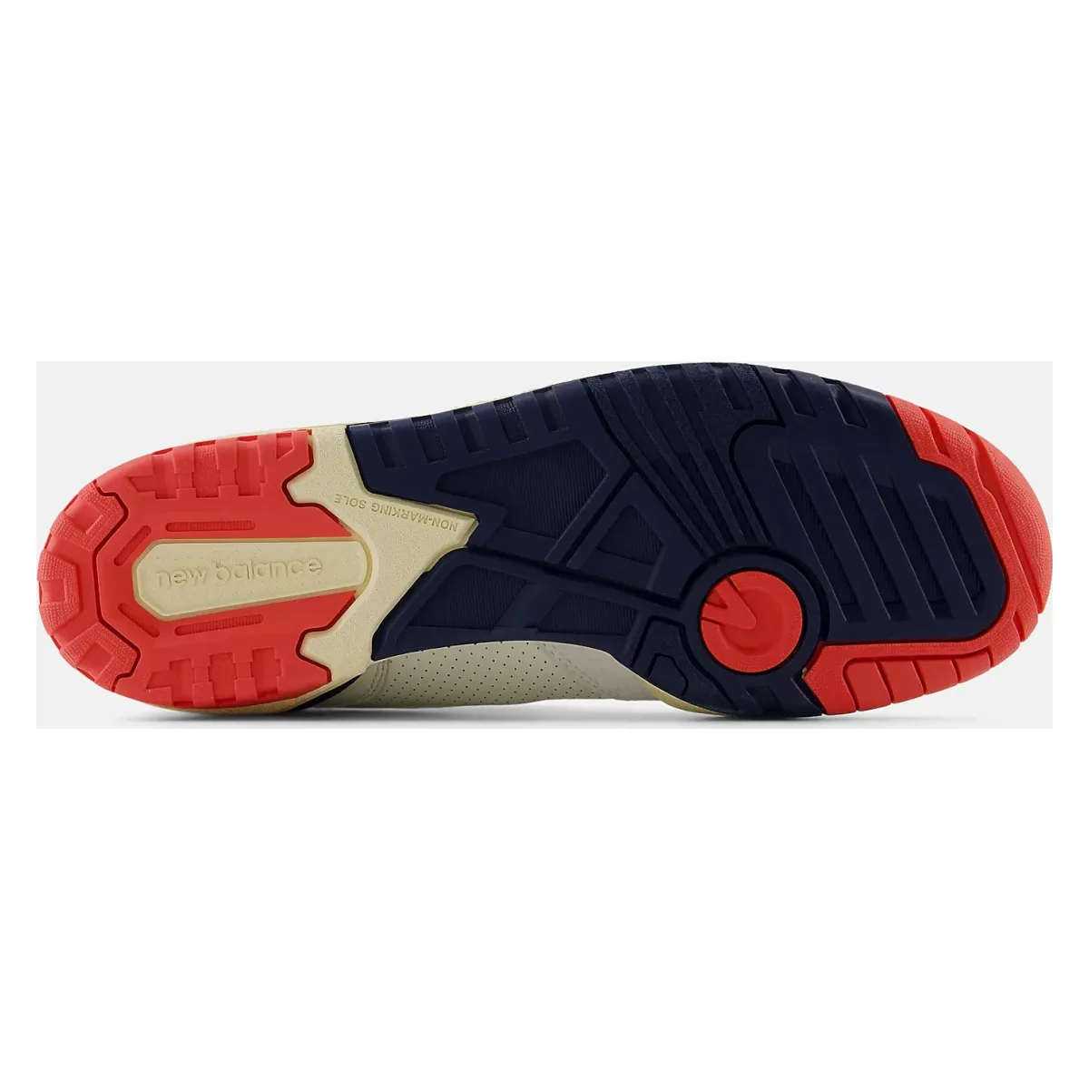 New Balance 550 "Sea Salt / Blast Red"