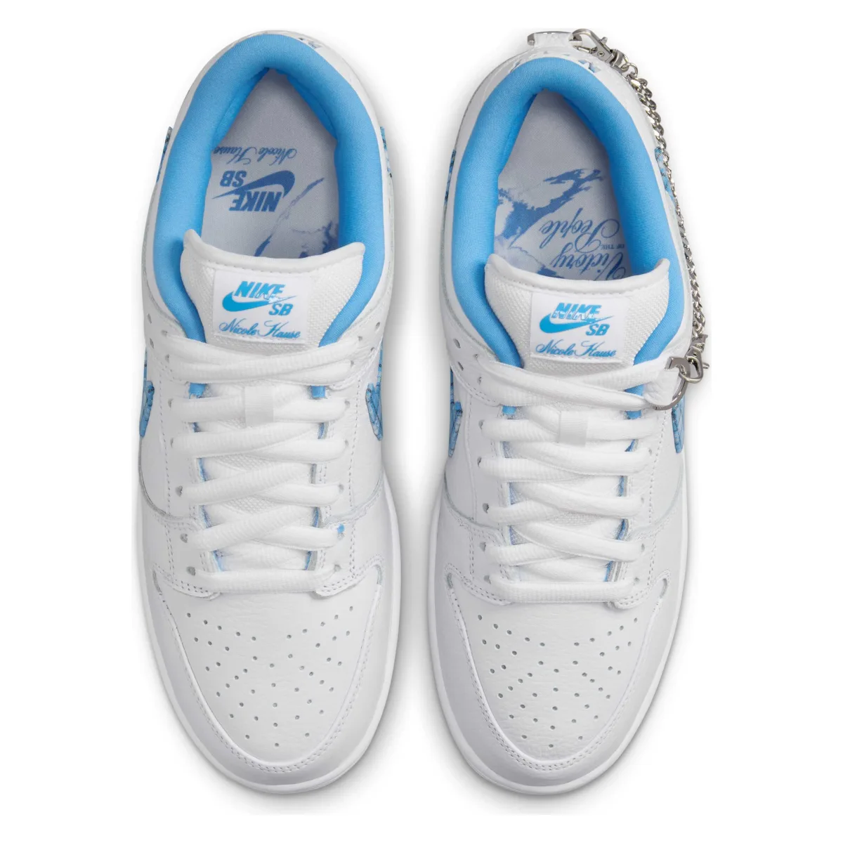 Nicole Hause x Nike SB Dunk Low Pro "White University Blue"