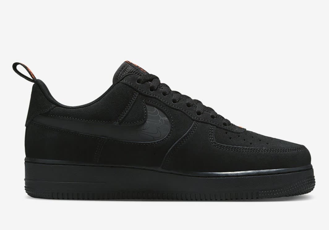 Nike Air Force 1 07 LV8 Black Light Crimson Sneaker Squad