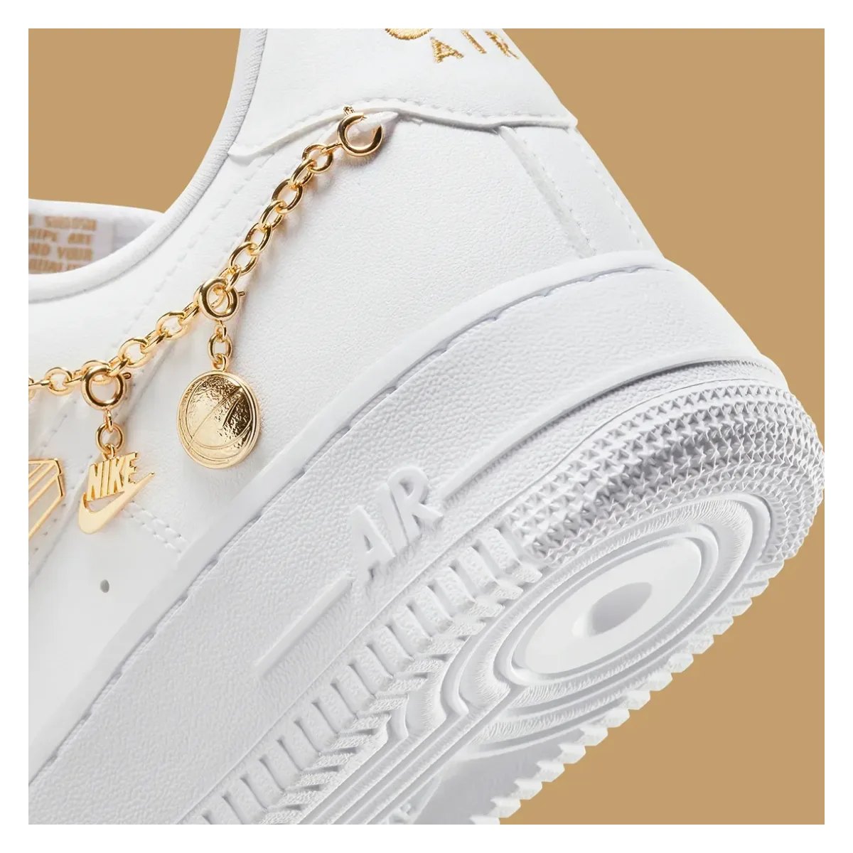 Lucky Charms Air Force Gold Kette Rockabilly Sportschuhe Weinrot