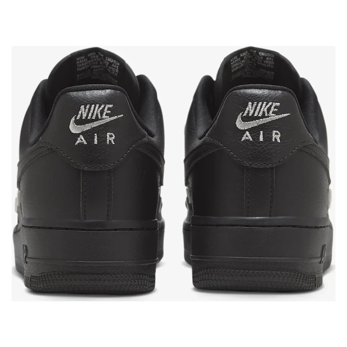 Nike Air Force 1 '07 LX Wmns "Black Silver Mini Swoosh"