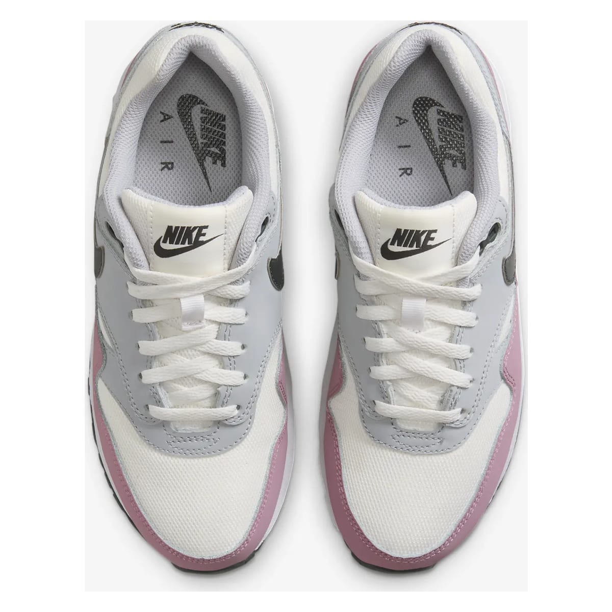 Nike Air Max 1 GS "Summit White Grey Pink"