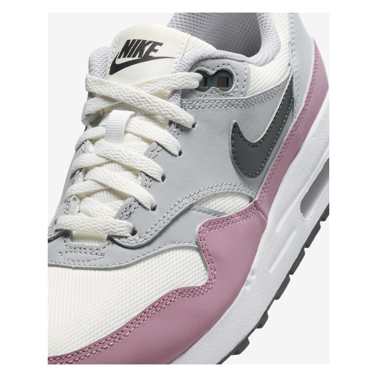 Nike Air Max 1 GS "Summit White Grey Pink"
