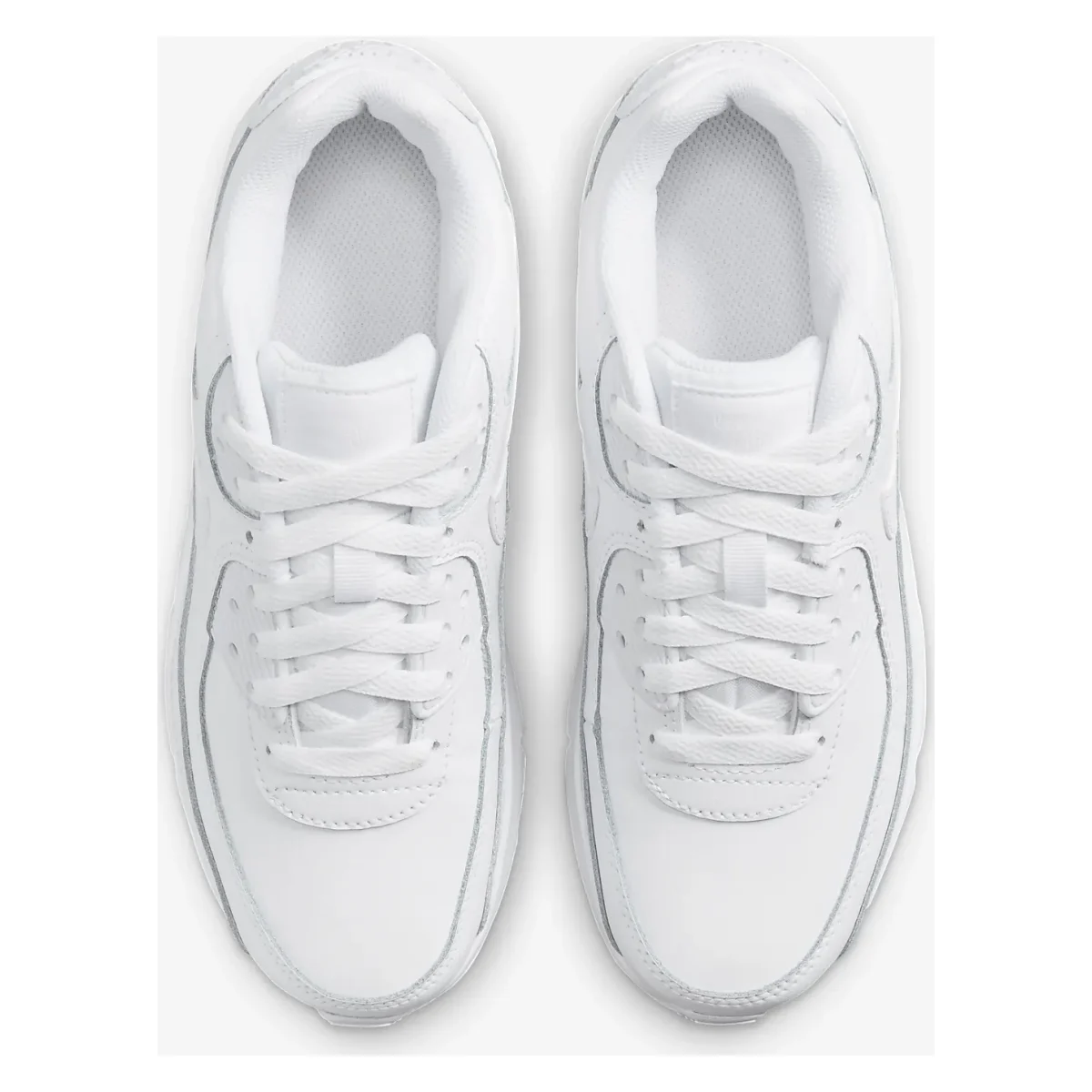 Nike Air Max 90 GS "Metallic Silver White"