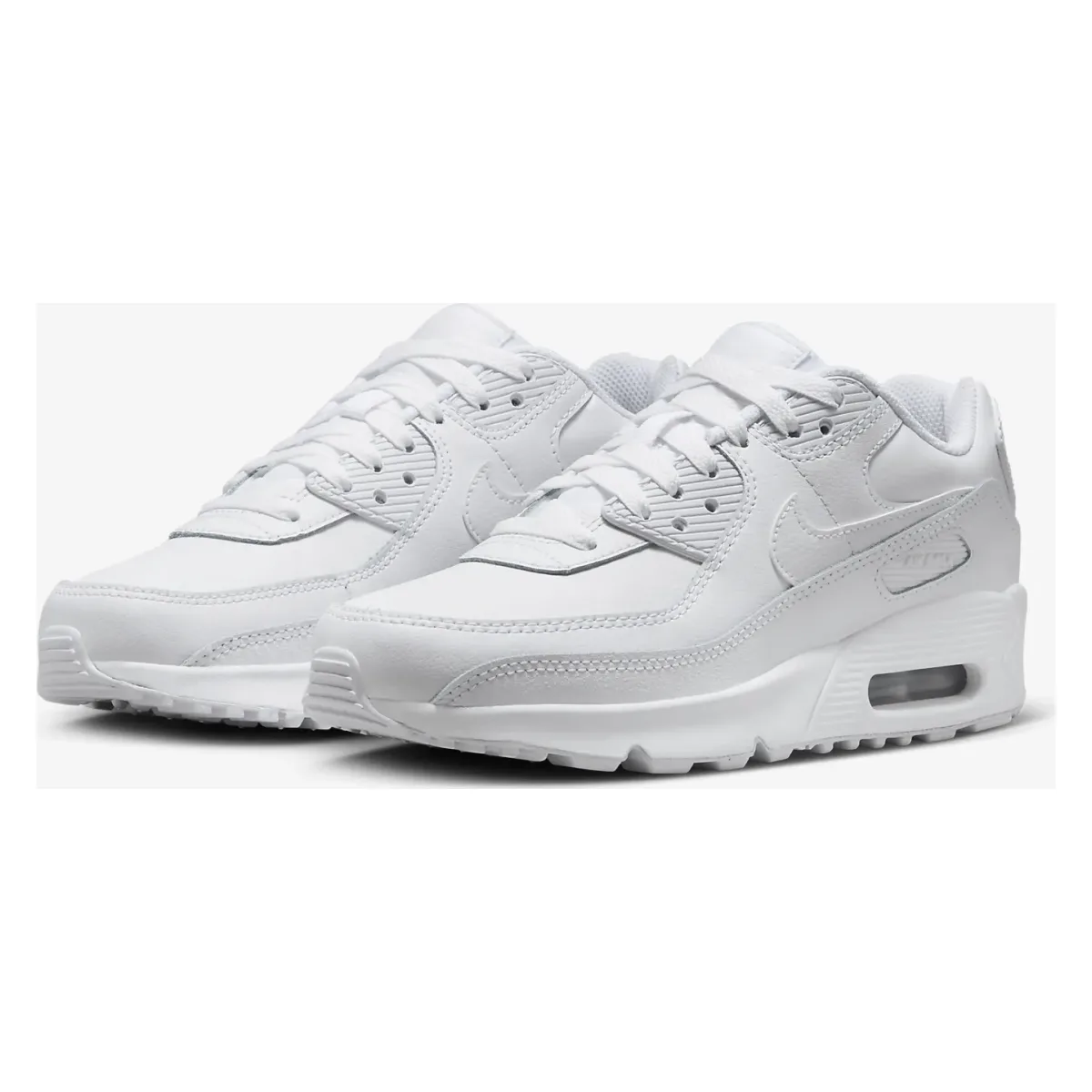 Nike Air Max 90 GS "Metallic Silver White"