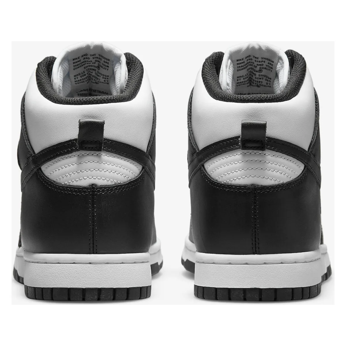 Nike Dunk High Retro "Black White"