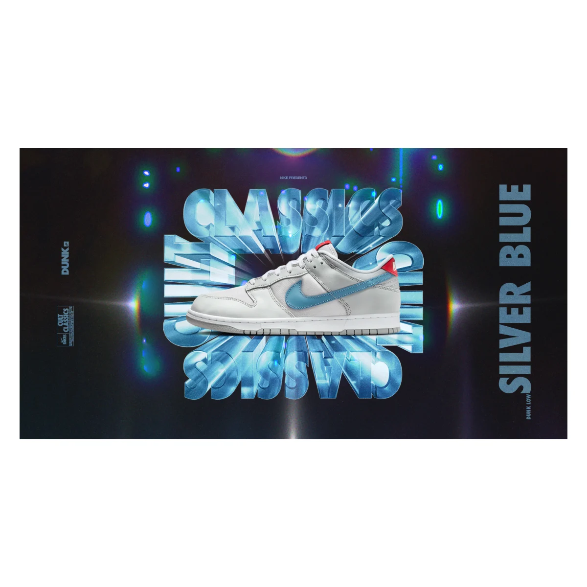 Nike Dunk Low QS "Silver Blue"