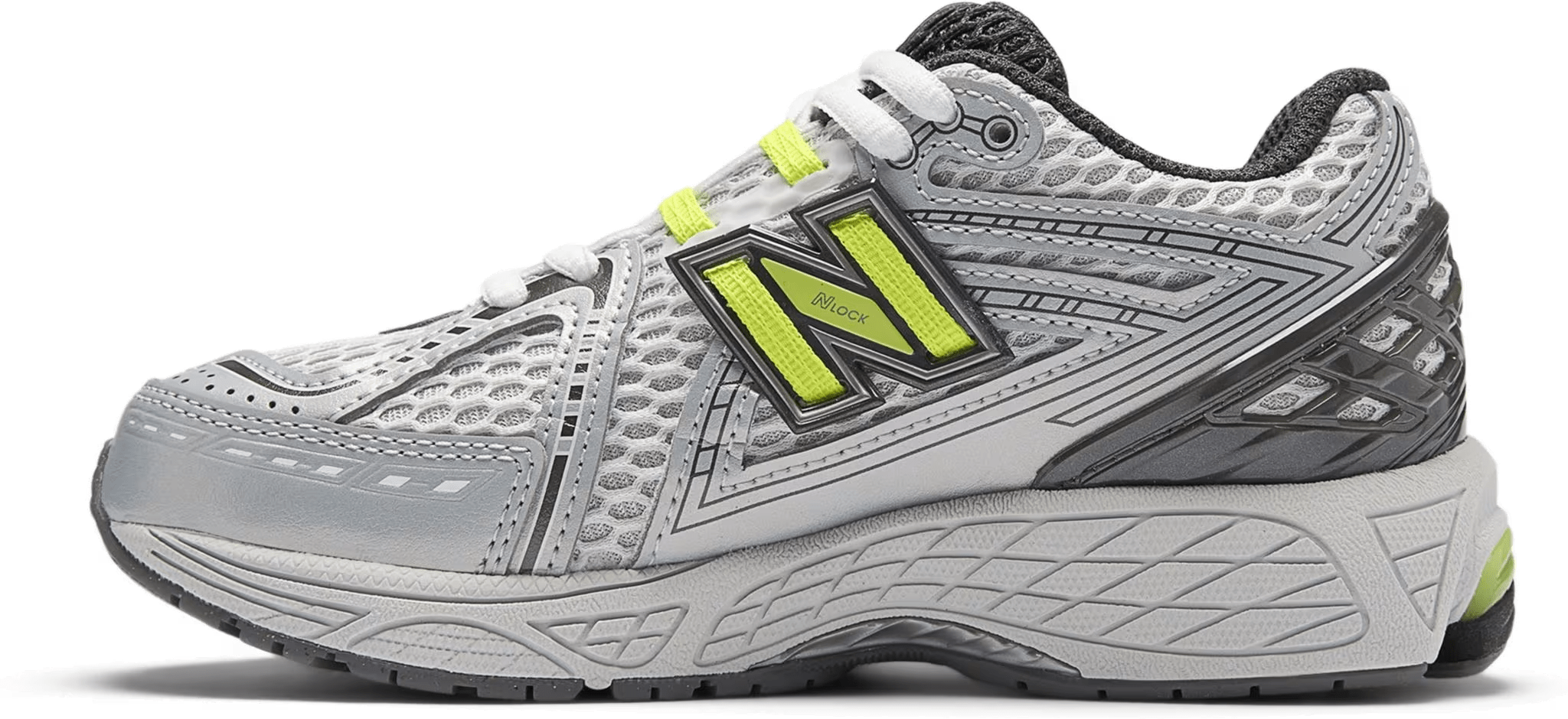 New Balance 1906 Lace PS "Light Silver Metallic Alkaline Green"