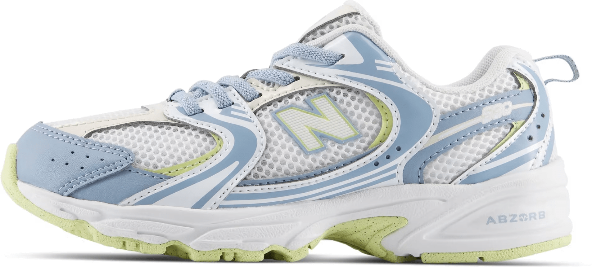 New Balance 530 Bungee Lace PS "Light Arctic Grey White"