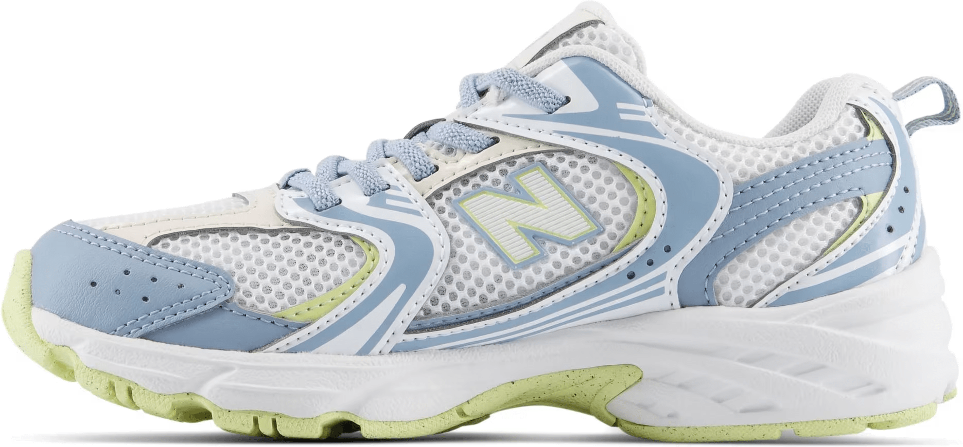 New Balance 530 Bungee Lace PS "Light Arctic Grey White"