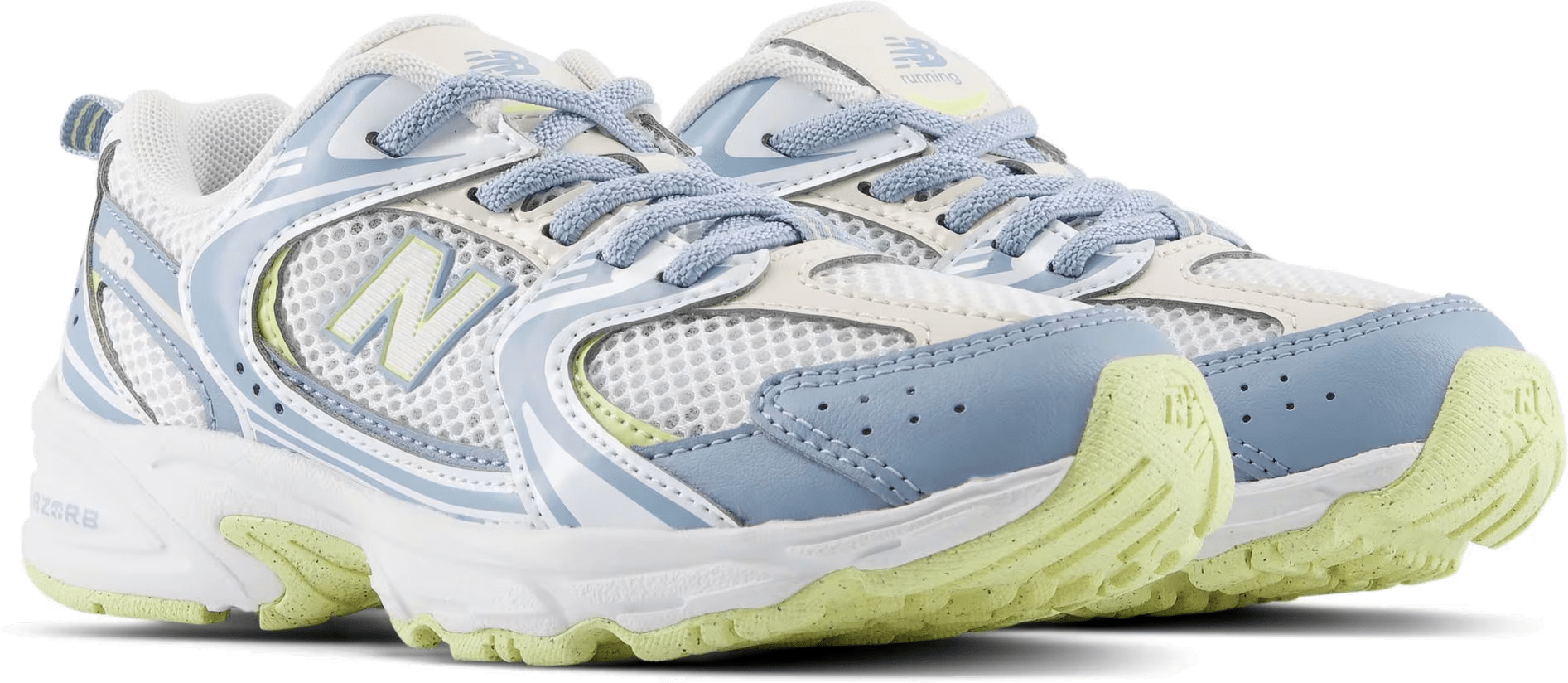 New Balance 530 Bungee Lace PS "Light Arctic Grey White"