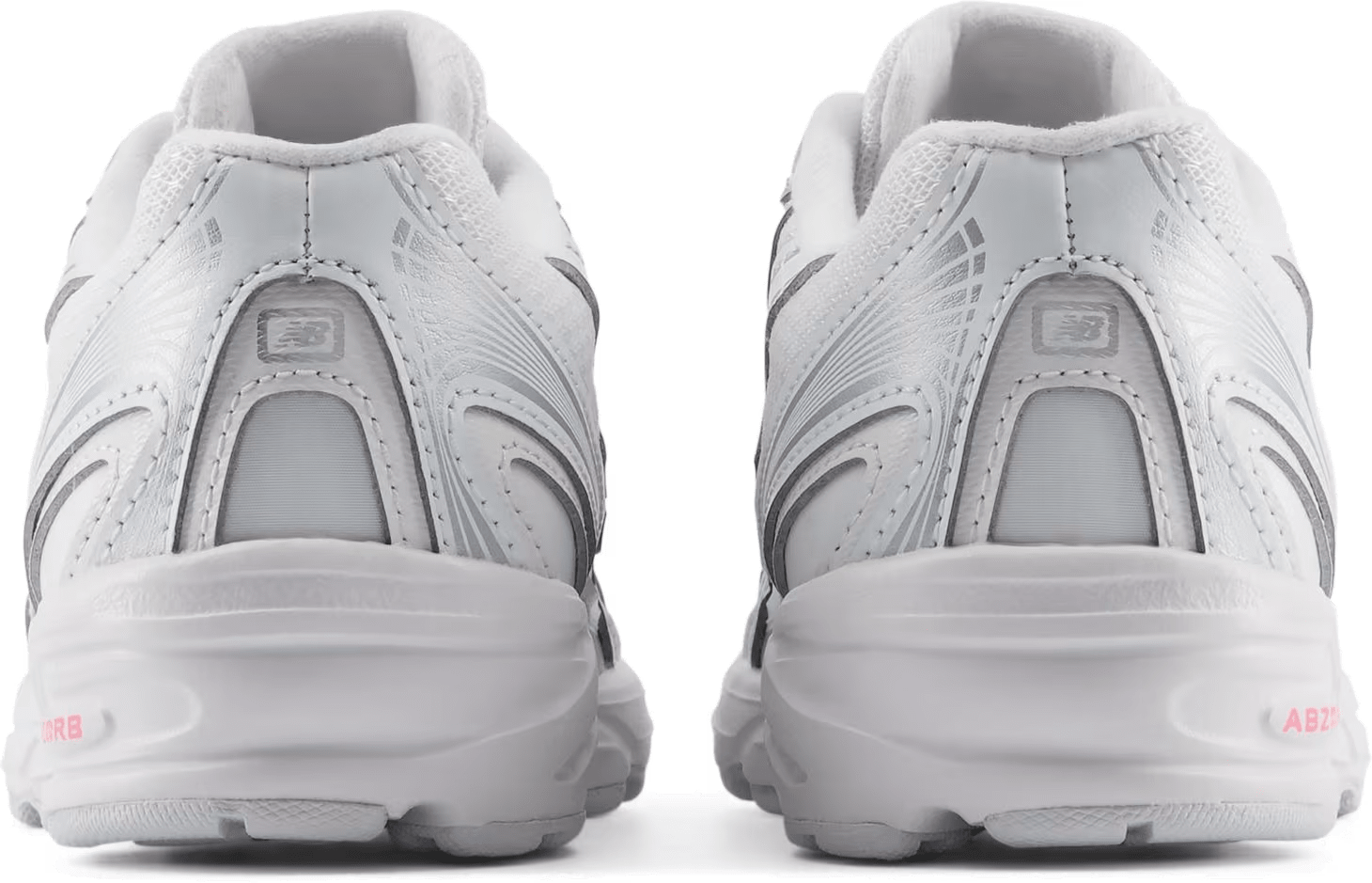 New Balance 740 Bungee Lace PS "Silver Metallic Signal Pink"