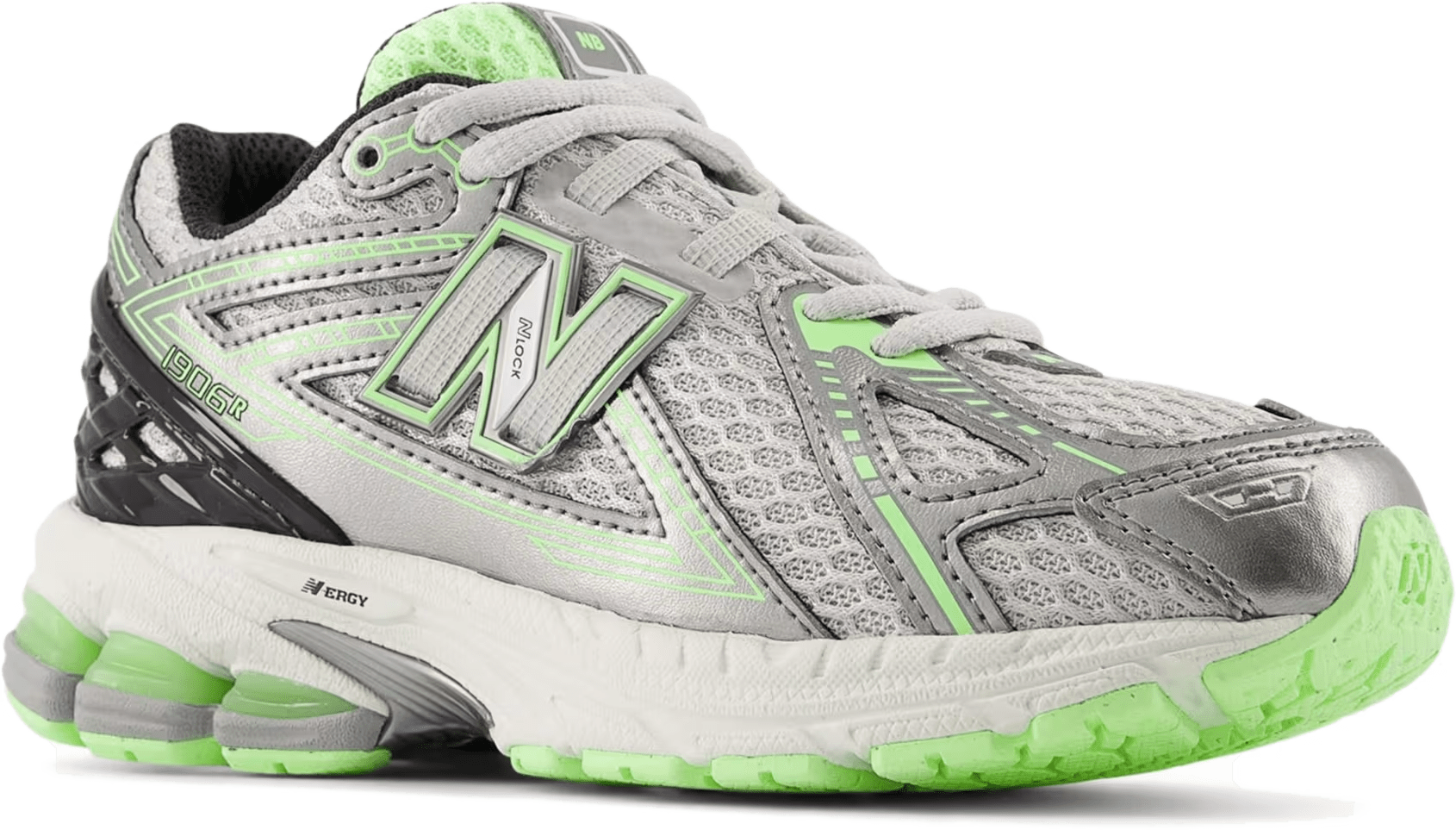 New Balance 1906R Dark Silver Metallic Mint Flash (PS)