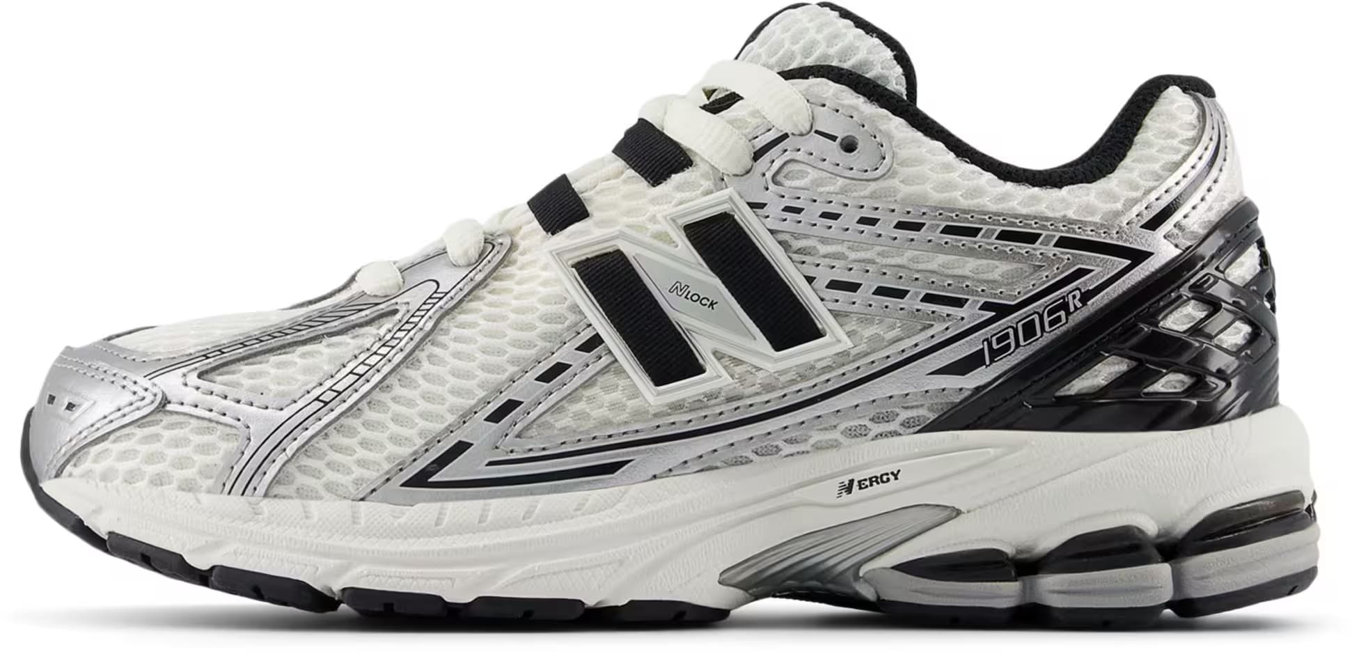 New Balance 1906R White Silver Metallic Black (PS)