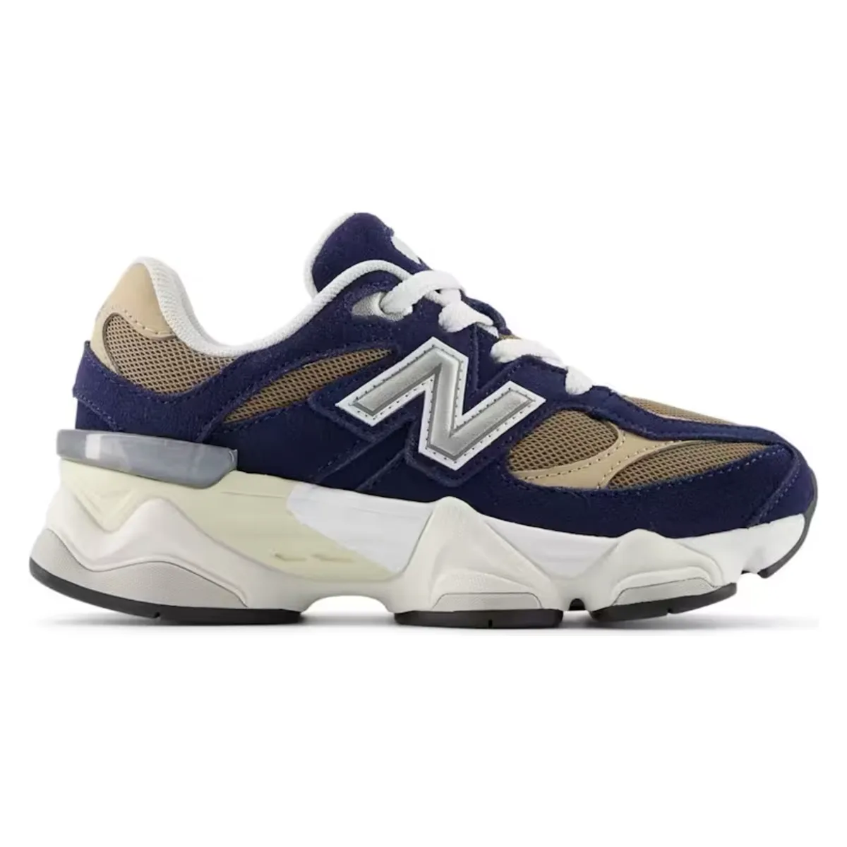 New Balance 9060 Regular Lace Navy Mushroom (PS)