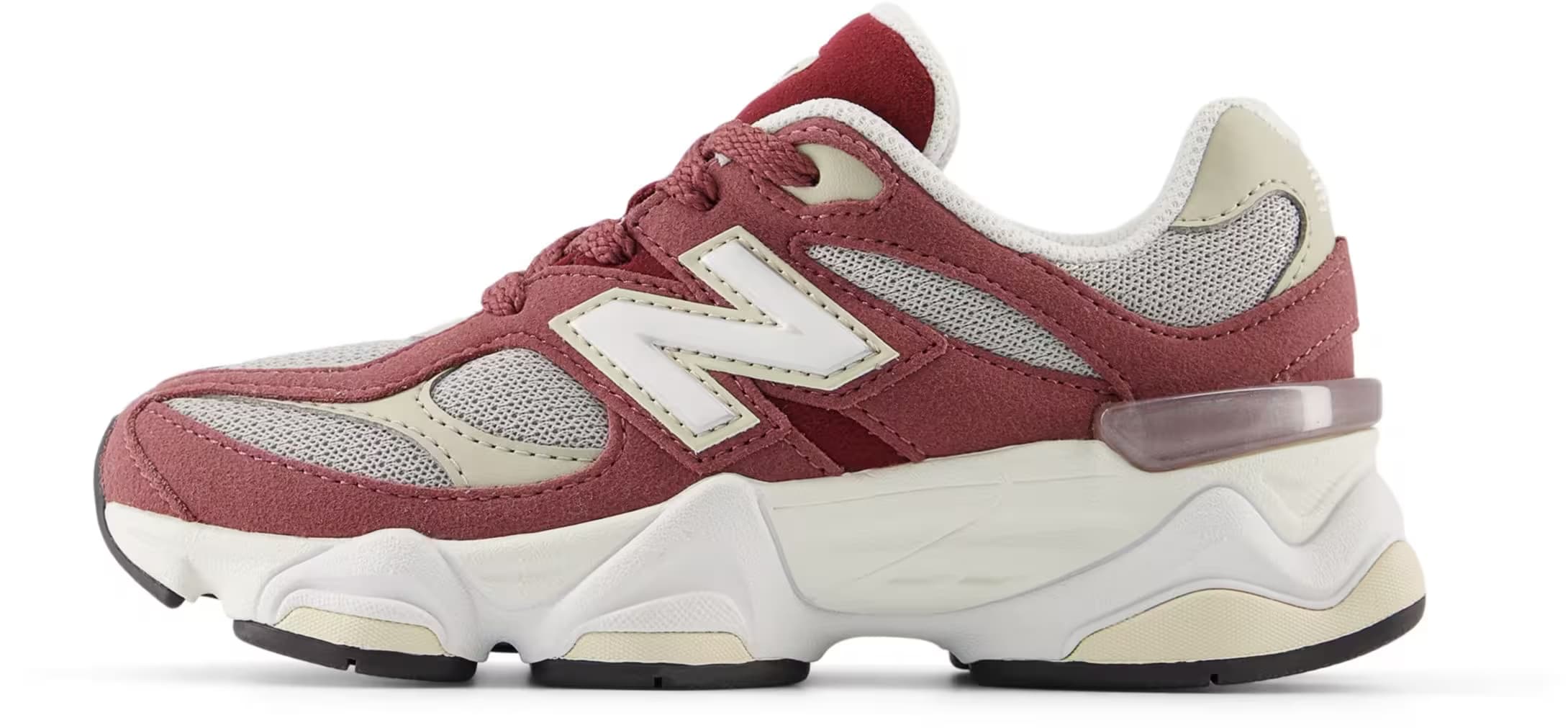New Balance 9060 LACE PS "Washed Burgundy White"