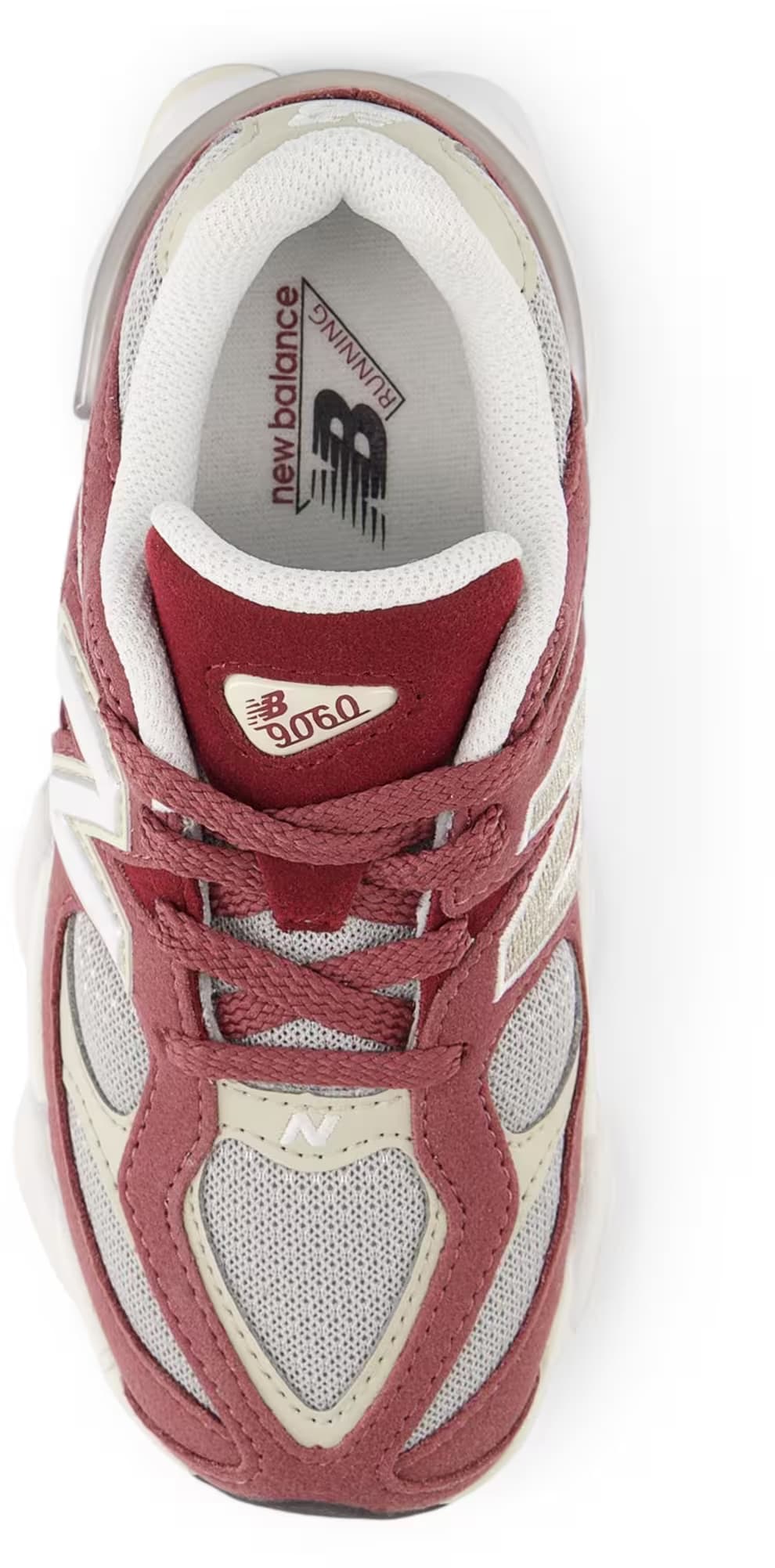 New Balance 9060 LACE PS "Washed Burgundy White"
