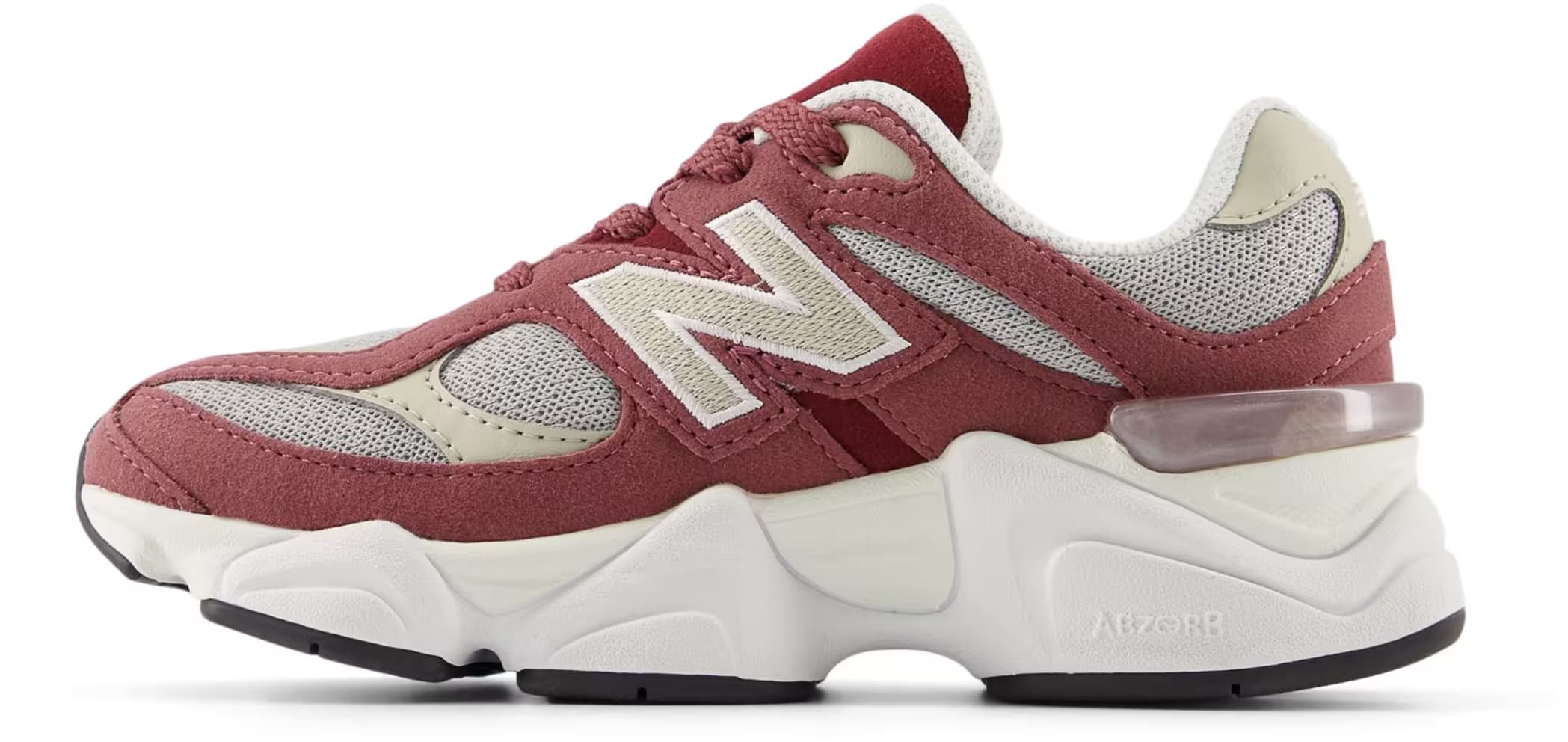 New Balance 9060 LACE PS "Washed Burgundy White"