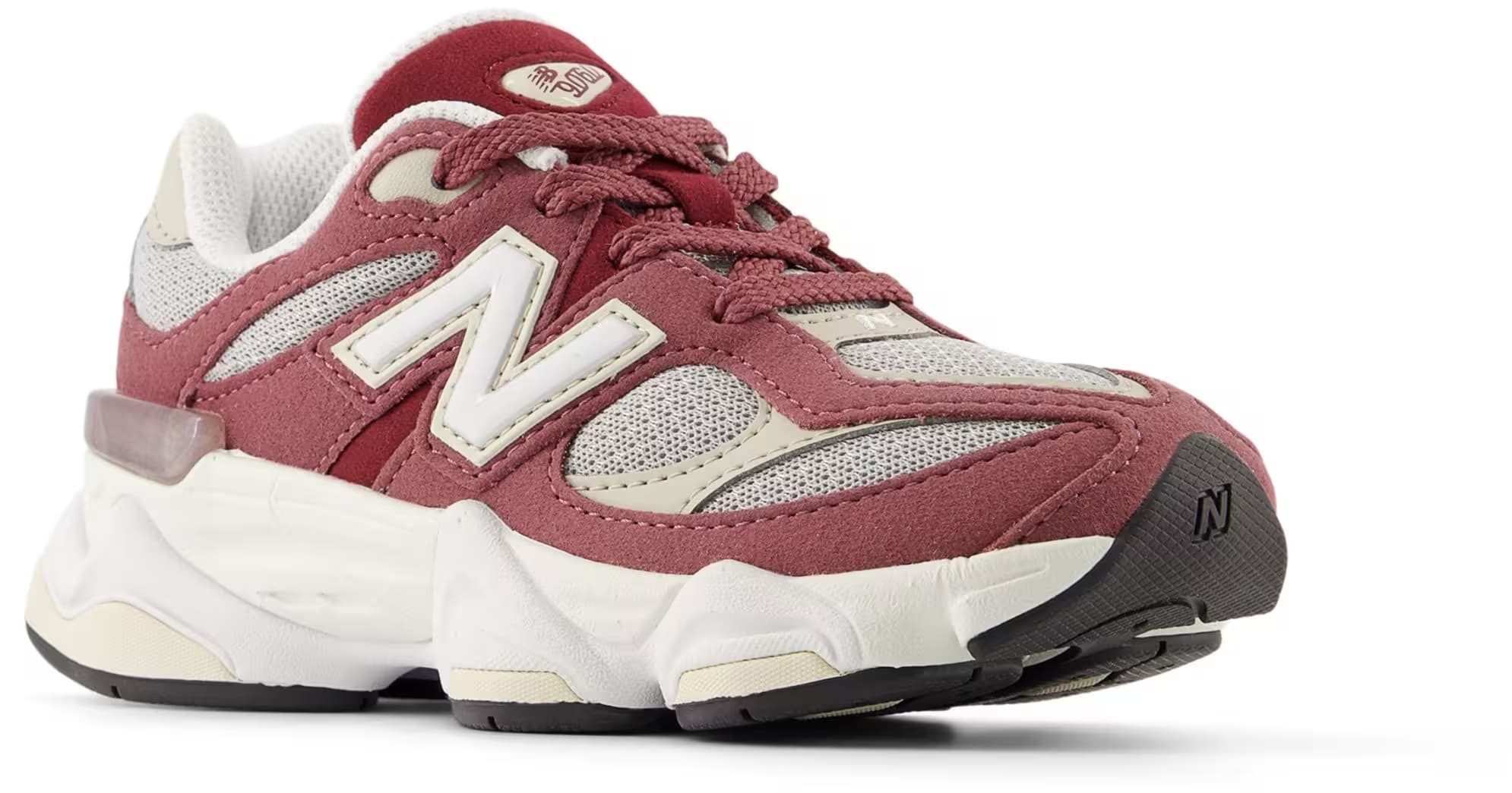 New Balance 9060 LACE PS "Washed Burgundy White"