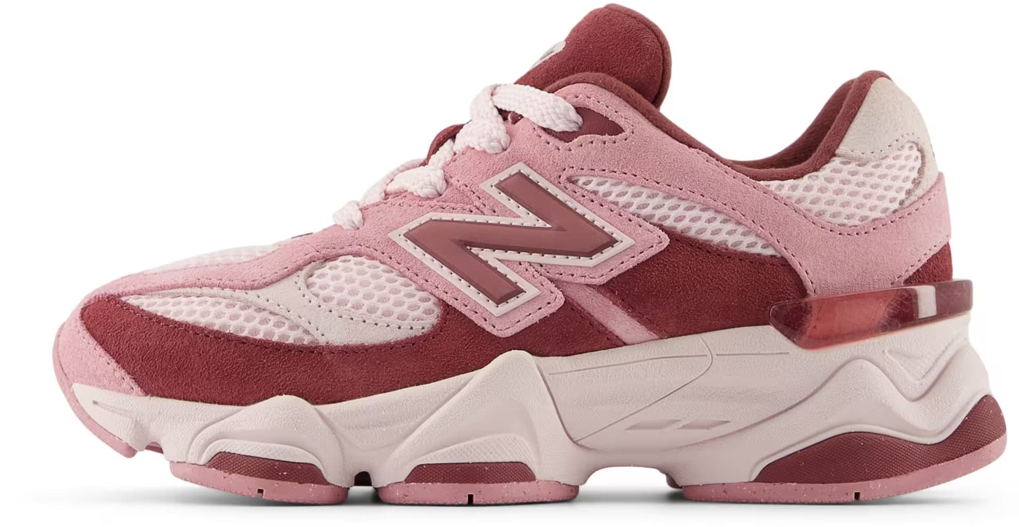 New Balance 9060 Pink Granite Washed Burgundy (PS)