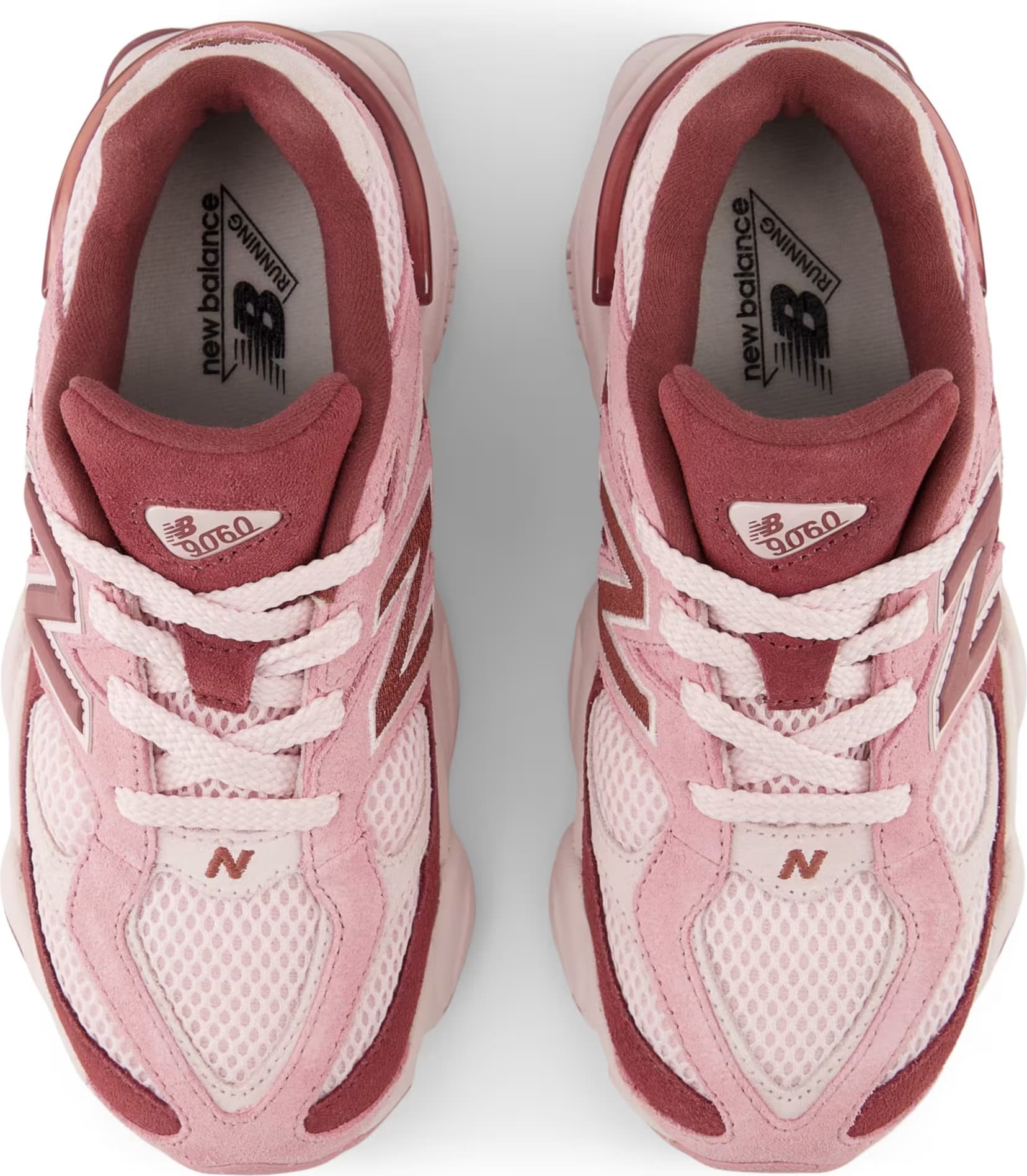 New Balance 9060 Pink Granite Washed Burgundy (PS)