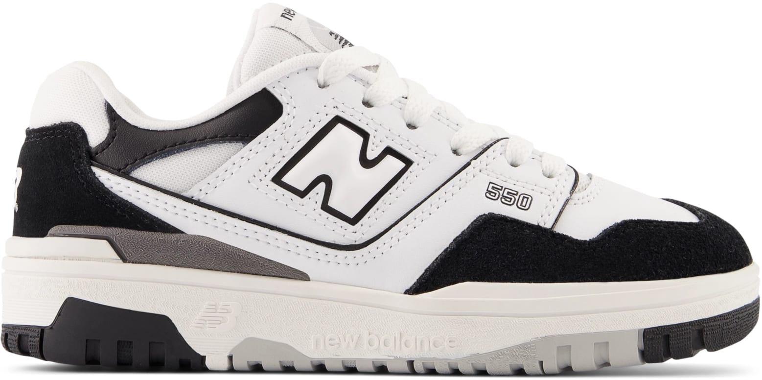 New Balance 550 White Black Rain Cloud (PS)