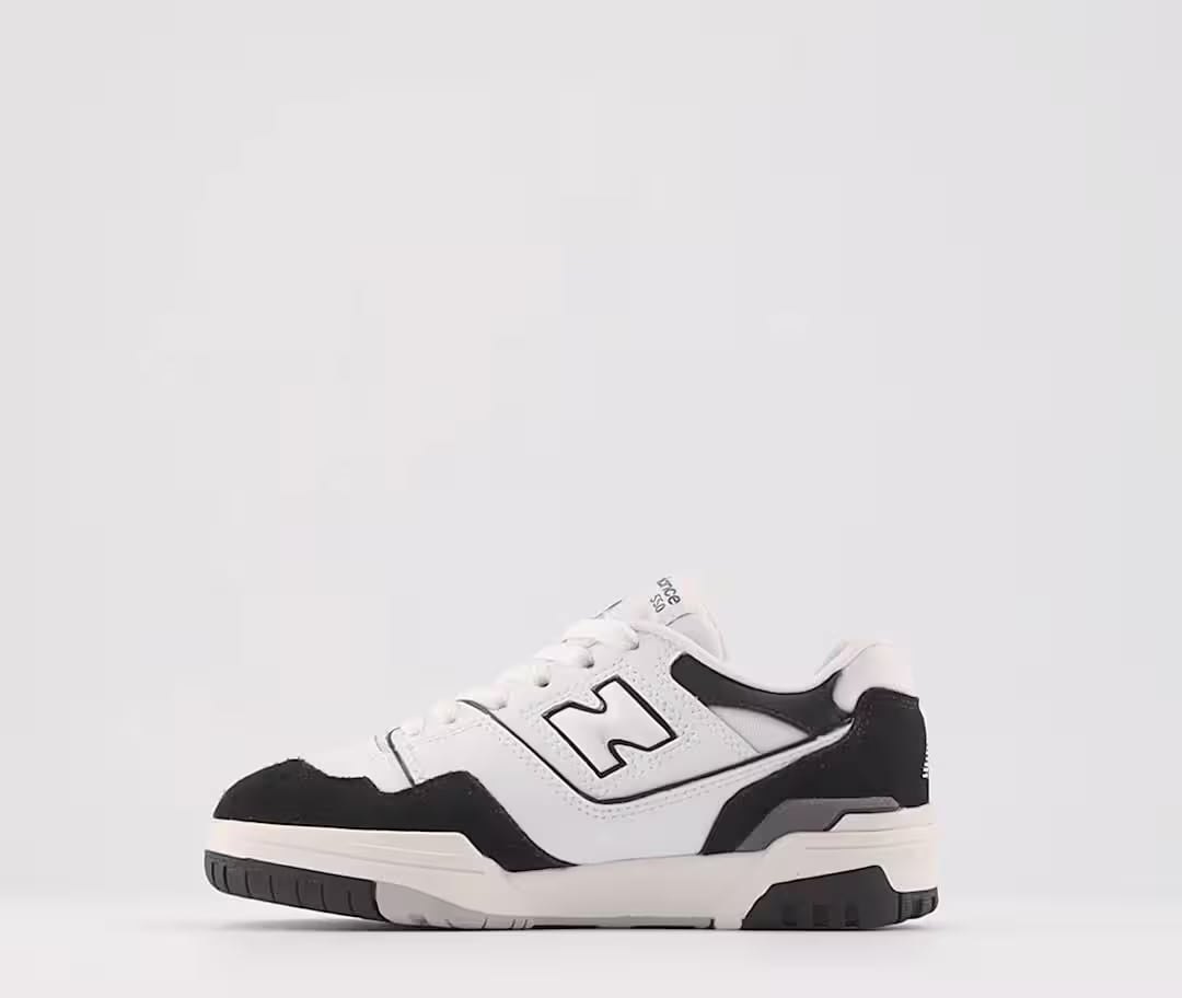 New Balance 550 White Black Rain Cloud (PS)