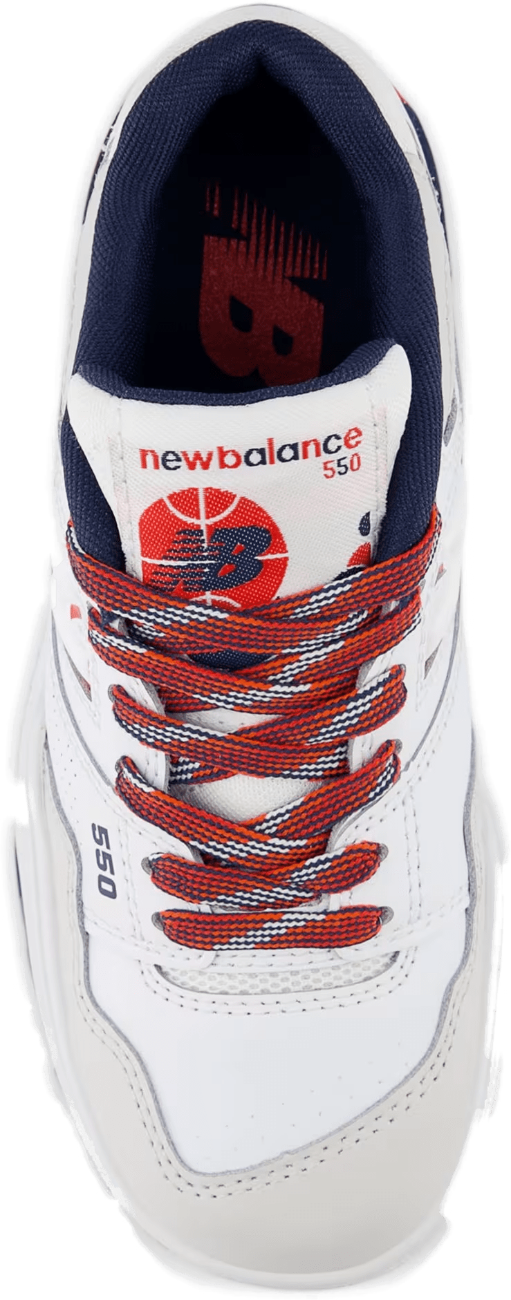 New Balance 550 White True Red Navy (PS)